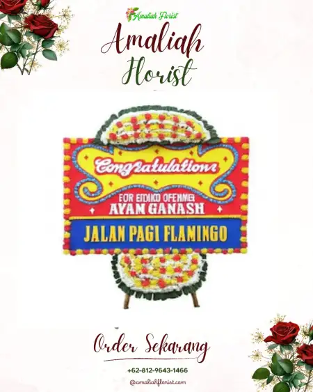 Sewa Papan Bunga Mandobo