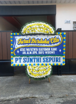 Papan Bunga Duka di Mandobo